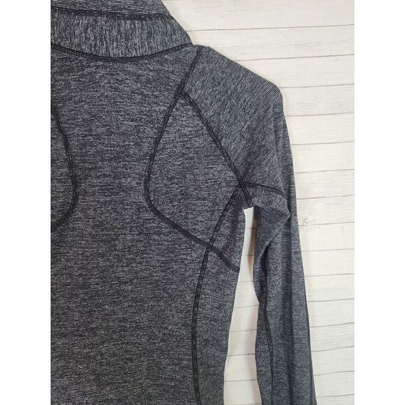 Lululemon Runderful 1/2 Zip in Mini Check Pique, sz 4 - Picture 11 of 14